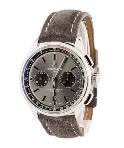 Alternative view of HandMade The Breitling Premier B01 Chronograph 42 Grey Dial