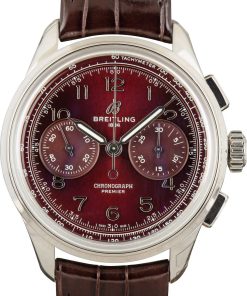HandMade The Breitling Premier B09 Chronograph 40 Red Dial