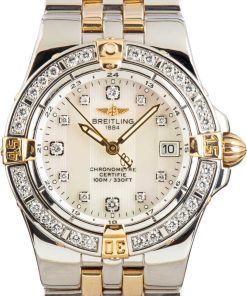 HandMade The Breitling Starliner Mother Of Peral Dial