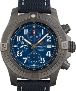 HandMade The Breitling Super Avenger Chronograph 48 Night Mission Blue Dial