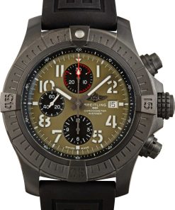 HandMade The Breitling Super Avenger Chronograph 48 Green Dial