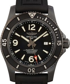 HandMade The Breitling Superocean Black Dial DLC Steel