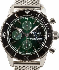 HandMade The Breitling Superocean Heritage Chronograph 44 Green Dial