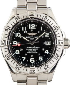 HandMade The Breitling Superocean Black Arabic Dial