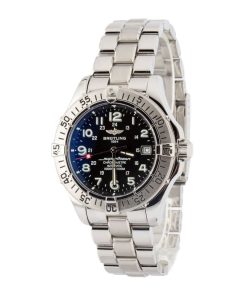 Alternative view of HandMade The Breitling Superocean Black Arabic Dial