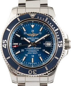 HandMade The Breitling Superocean II Stainless Steel Blue Dial