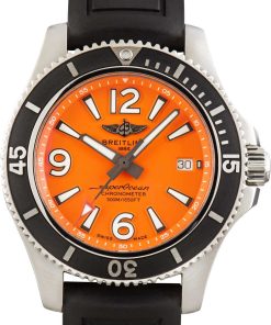 HandMade The Breitling Superocean Automatic Orange Dial