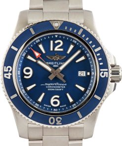 HandMade The Breitling Superocean 44 Stainless Steel Blue Dial