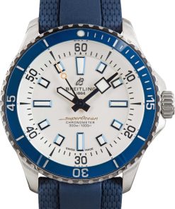 HandMade The Breitling Superocean 42 Stainless Steel Silver Dial