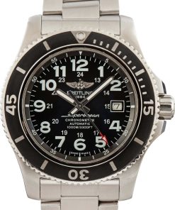 HandMade The Breitling Superocean II Black Arabic Dial