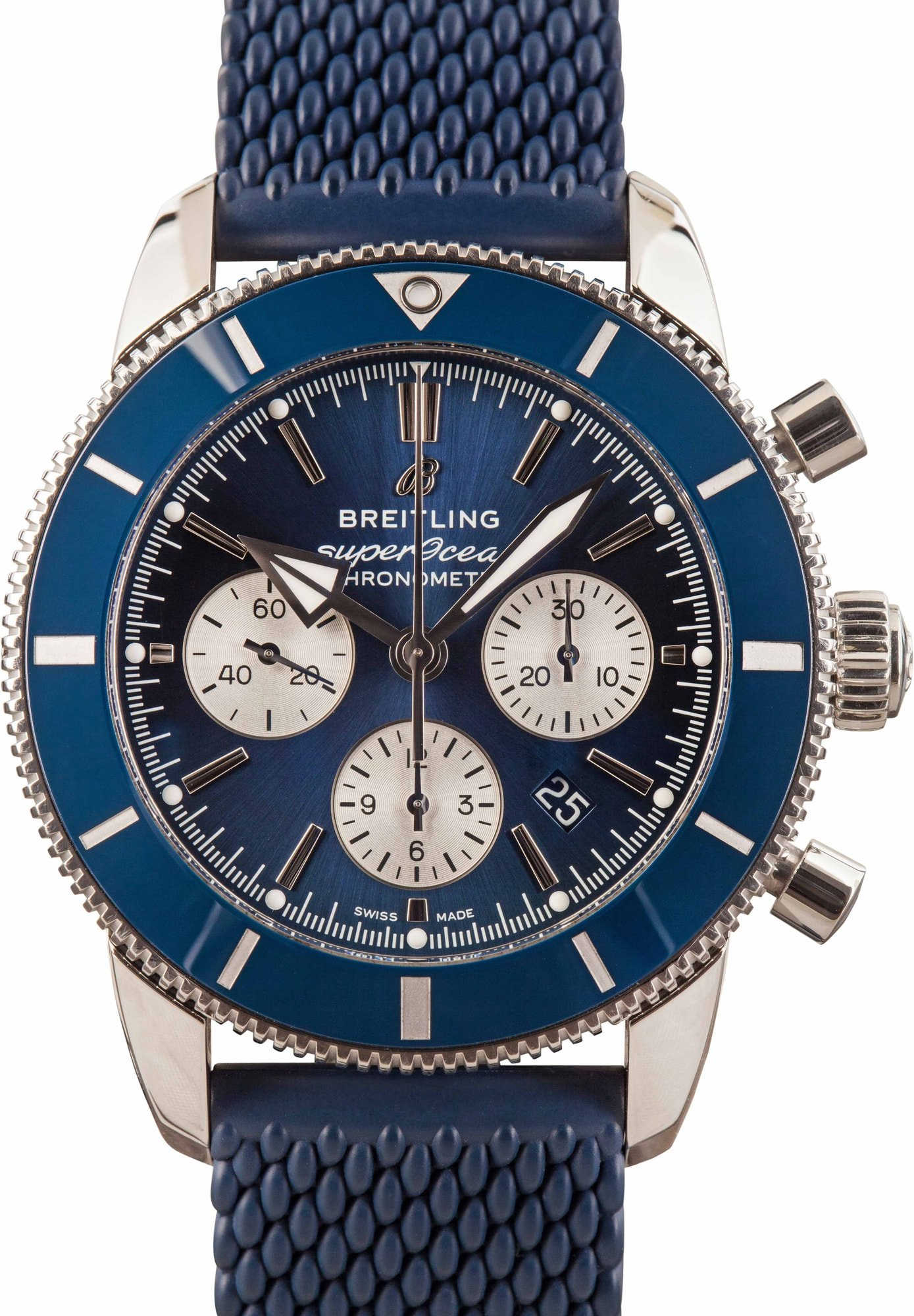HandMade The Breitling Superocean Heritage B01 Chronograph 44 Blue Dial