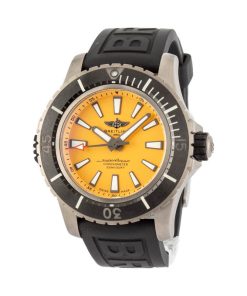Alternative view of HandMade The Breitling Superocean Yellow Dial