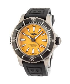 Alternative view of HandMade The Breitling Superocean Yellow Index Dial