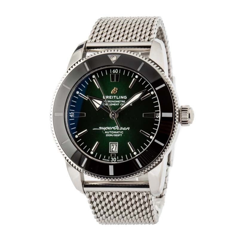HandMade The Breitling Superocean Heritage B20 Automatic 46 Green Dial - Image 2