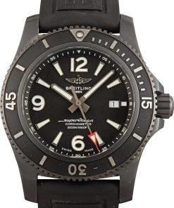 HandMade The Breitling Superocean Black Dial DLC Steel