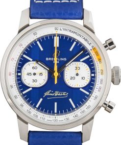 HandMade The Breitling Top Time B01 Gino Bartali Blue Dial