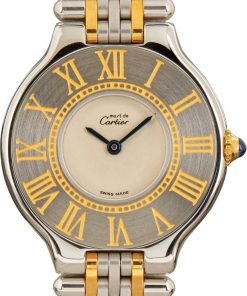 HandMade The Ladies Must De Cartier 21 Steel & Yellow Gold