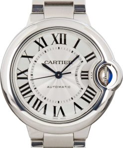 HandMade The Ballon Bleu de Cartier WSBB0044 Silver Roman Dial