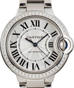 HandMade The Cartier Ballon Bleu W4BB0023 Diamond Bezel