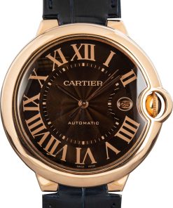 HandMade The Ballon Bleu De Cartier W6920037 42MM 18k Rose Gold