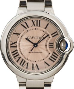 HandMade The Cartier Ballon Bleu Pink Roman Dial