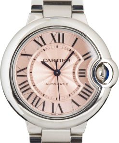 HandMade The Ballon Bleu De Cartier WSBB0046 Pink Roman Dial