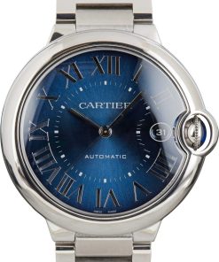 HandMade The Ballon Bleu de Cartier Ref WSBB0061 Blue Roman Dial