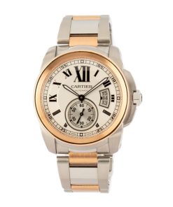 Alternative view of HandMade The Cartier Caliber De Cartier Stainless Steel & 18k Rose Gold