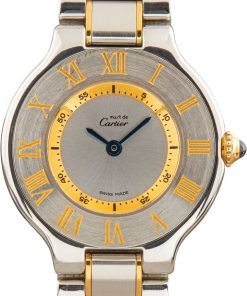 HandMade The Cartier Must 21 W10073R6 Stainless Steel & Yellow Gold