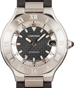 HandMade The Cartier Must 21 Autoscaph Black Dial