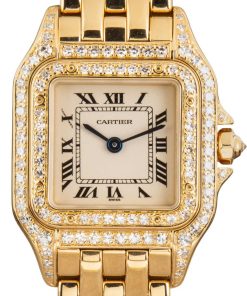HandMade The Cartier Panthere WF3072B9 Diamond Case & Bezel