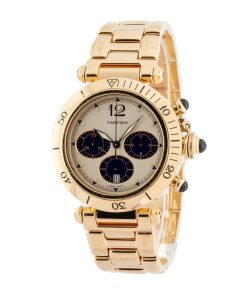 Alternative view of HandMade The Cartier Pasha 38 Chronograph Yellow Gold