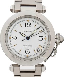 HandMade The Cartier Pasha C Ref W31015M7 White Dial