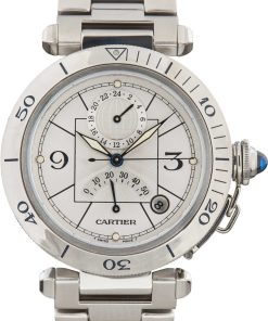 HandMade The Cartier Pasha W31037H3 Stainless Steel