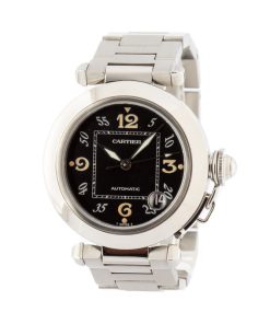 Alternative view of HandMade The Cartier Pasha C Stainless Steel Arabic Dial