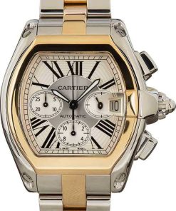 HandMade The Cartier Roadster Stainless Steel & 18k Yellow Gold