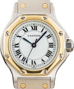 HandMade The Ladies Cartier Santos Steel & Gold