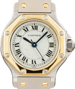 HandMade The Ladies Cartier Santos Ref 187903 Two Tone