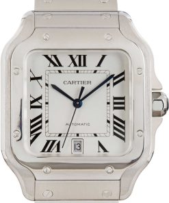 HandMade The Santos de Cartier Large WSSA0018 Stainless Steel