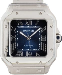 HandMade The Santos de Cartier WSSA0063 Blue Medium Model