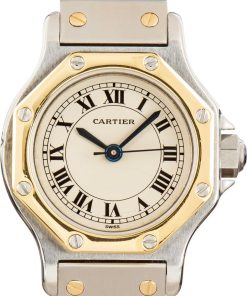 HandMade The Cartier Santos Ronde Ref 82037288 Two Tone