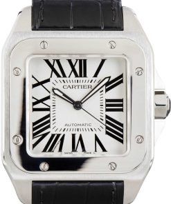 HandMade The Cartier Santos 100 Ref W20073X8 Stainless Steel