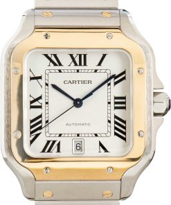 HandMade The Cartier Santos Dumont W2SA0006 Large Two Tone Model