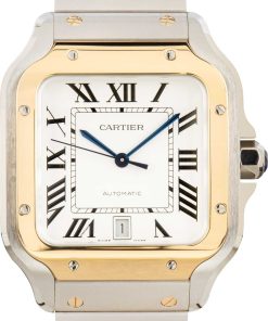 HandMade The Cartier Santos de Cartier Steel & Gold Large Model