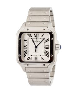 Alternative view of HandMade The Santos de Cartier WSSA0018 Large Model