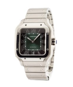 Alternative view of HandMade The Cartier Santos de Cartier Large Green Dial