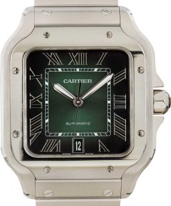 HandMade The Cartier Santos de Cartier Large Green Dial