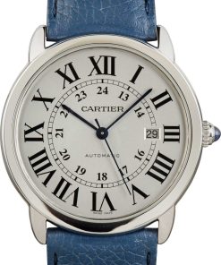 HandMade The Cartier Ronde Solo de Cartier Silver Dial