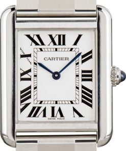 HandMade The Cartier Tank Solo Small Stainless Steel