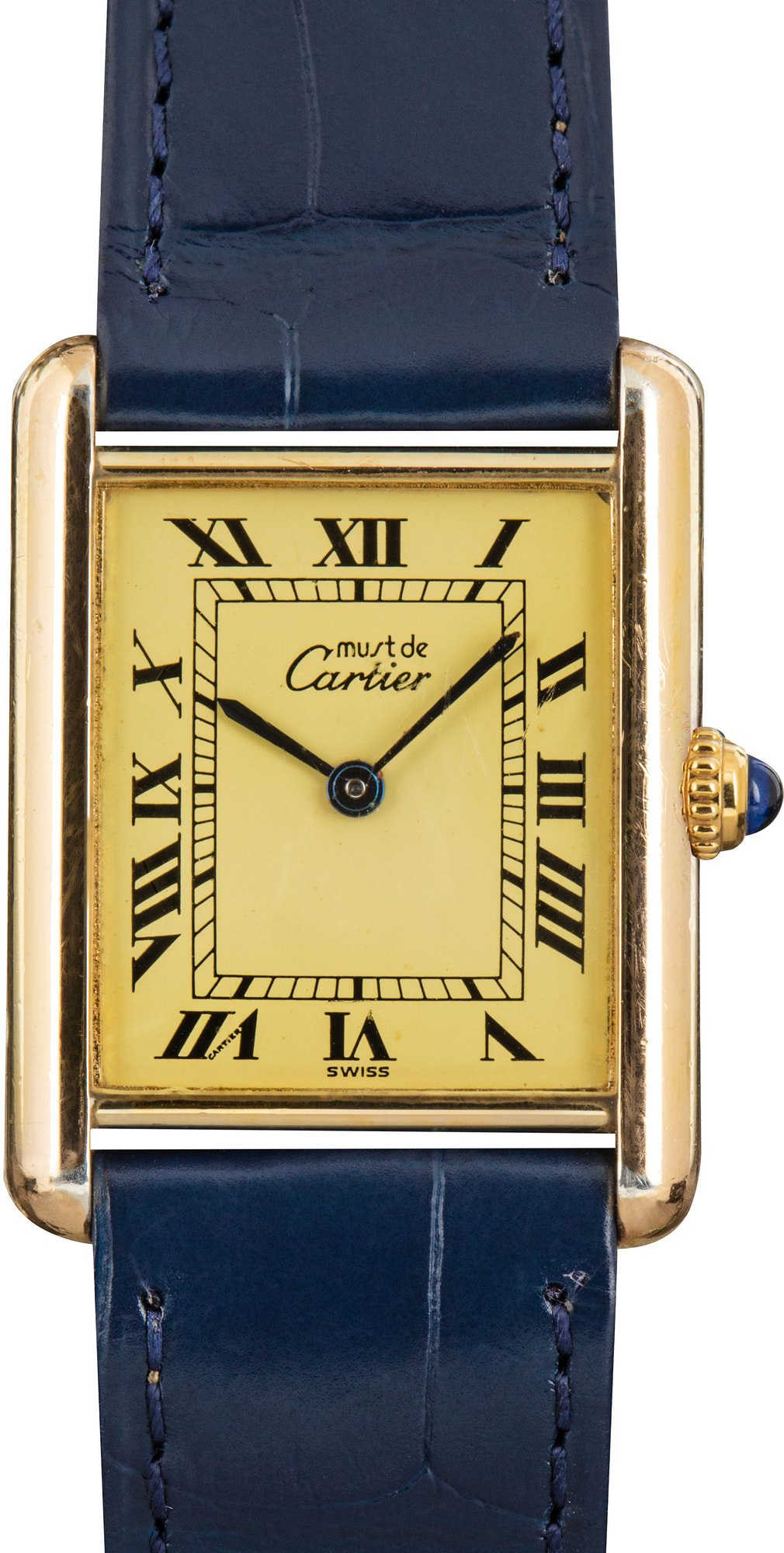 HandMade The Cartier Tank Vermeil Roman Dial